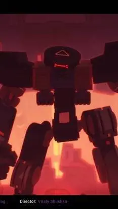 ai character: mech  background