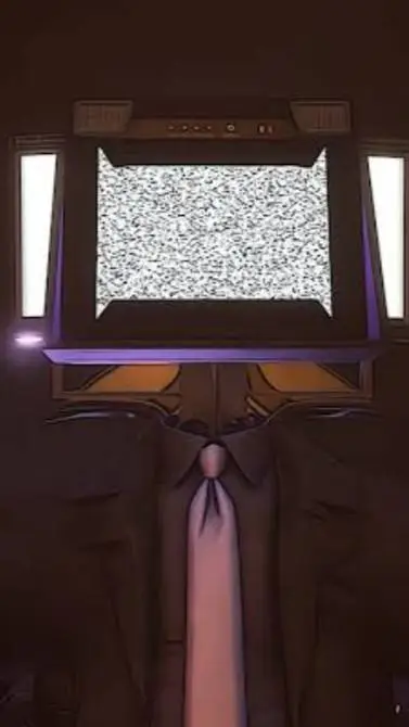 ai character: Polycephaly TV man background