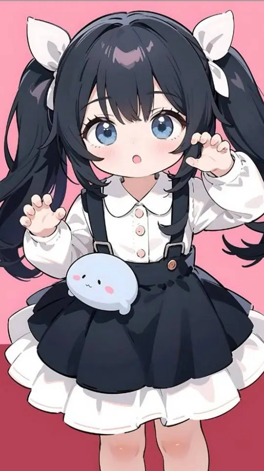 ai character: baby girl! background