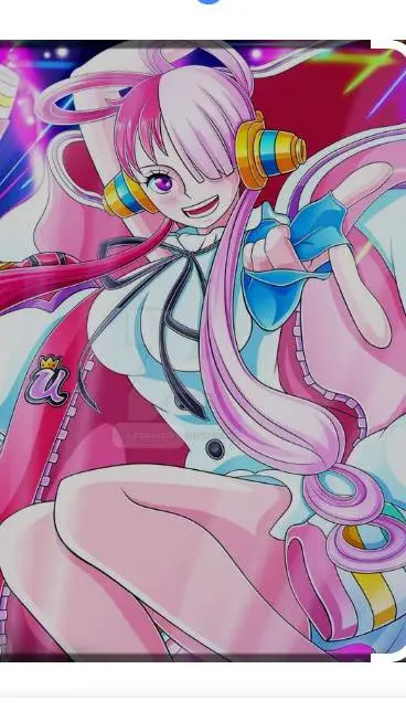 ai character: uta x one piece background