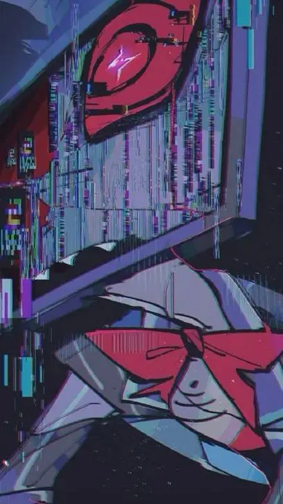 ai character: RadioStatic background