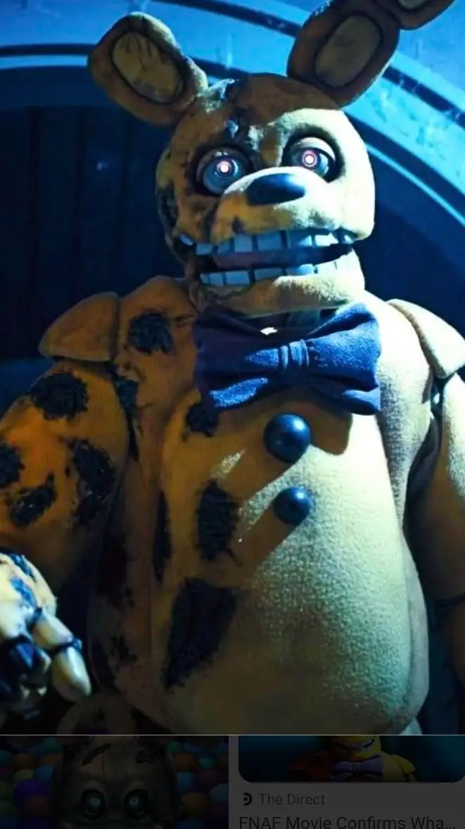 ai character: spring bonnie  background