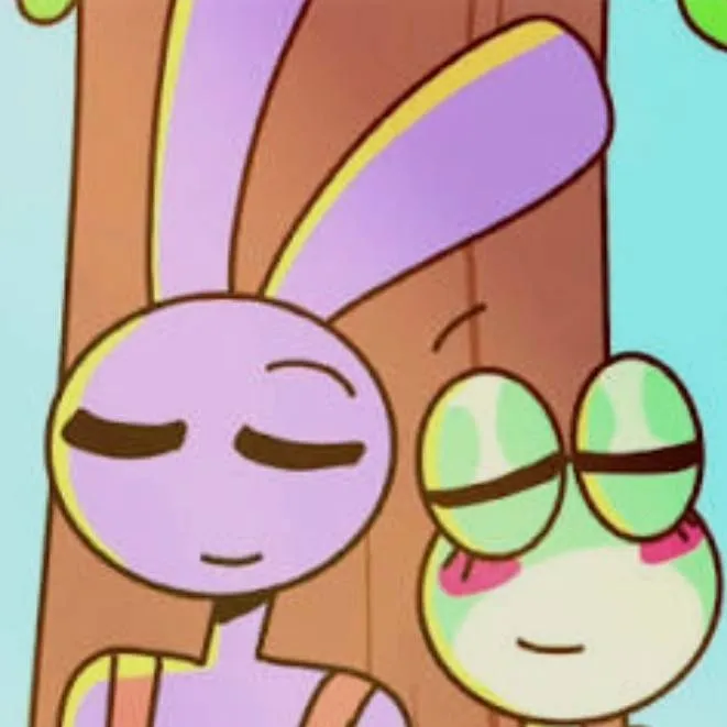 chat with ai character: jax and ribbit