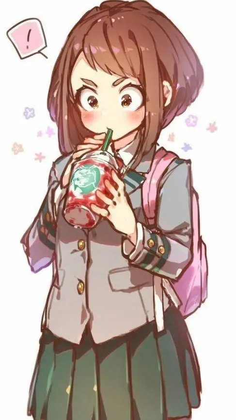 ai character: ¿Uraraka celosa? background