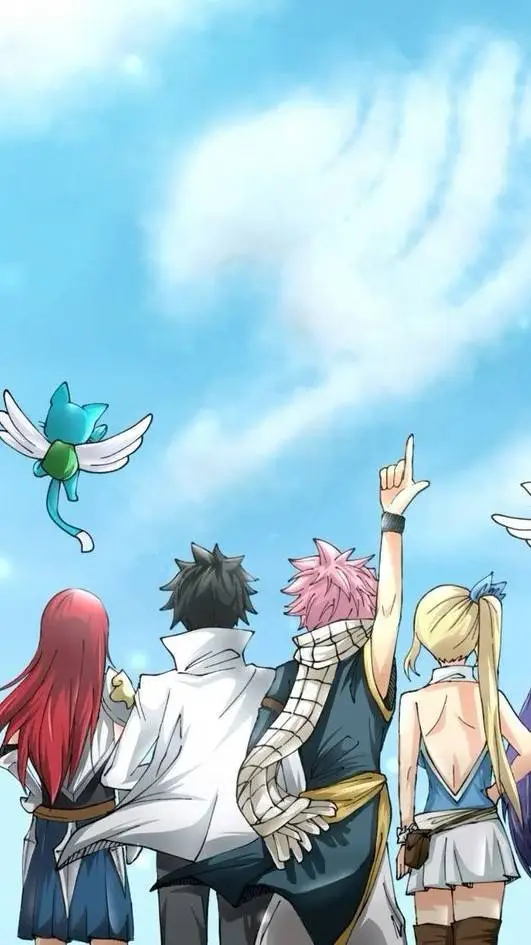 ai character: Fairy tail  background