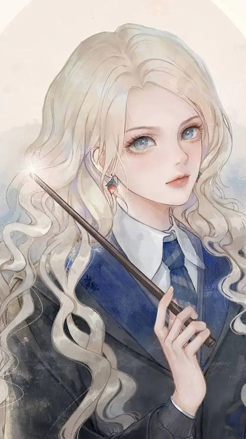 ai character: 🪻 Luna Lovegood 🪻 background