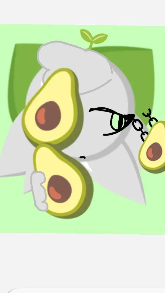 ai character: Leafy(me!🌱🥑) background