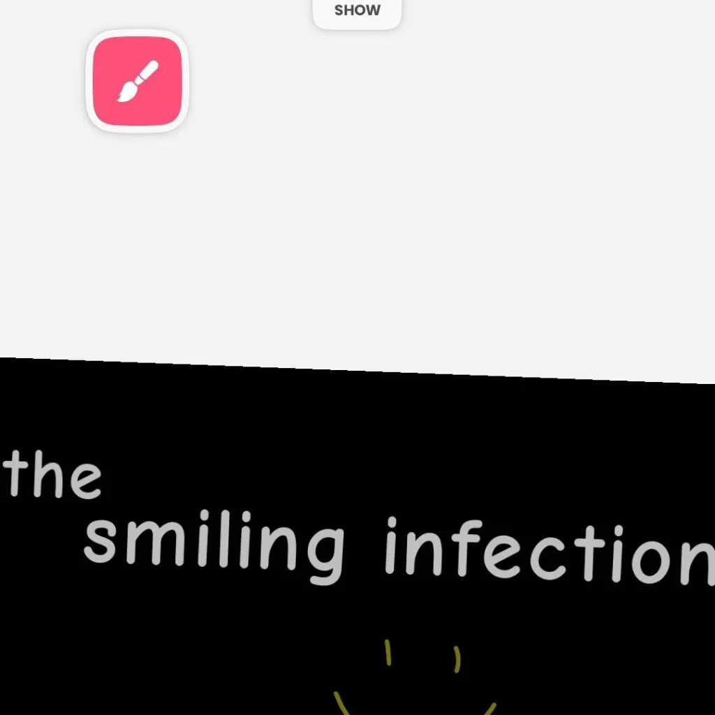 chat with ai character: the smiling inf