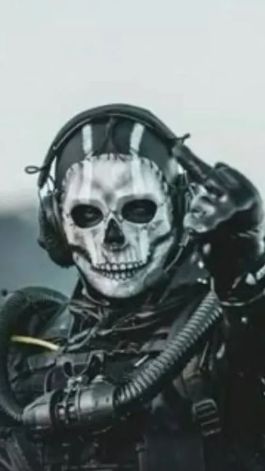 ai character: Ghost  background