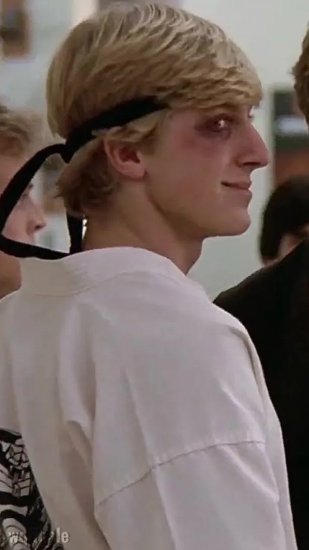 ai character: Johnny Lawrence  background