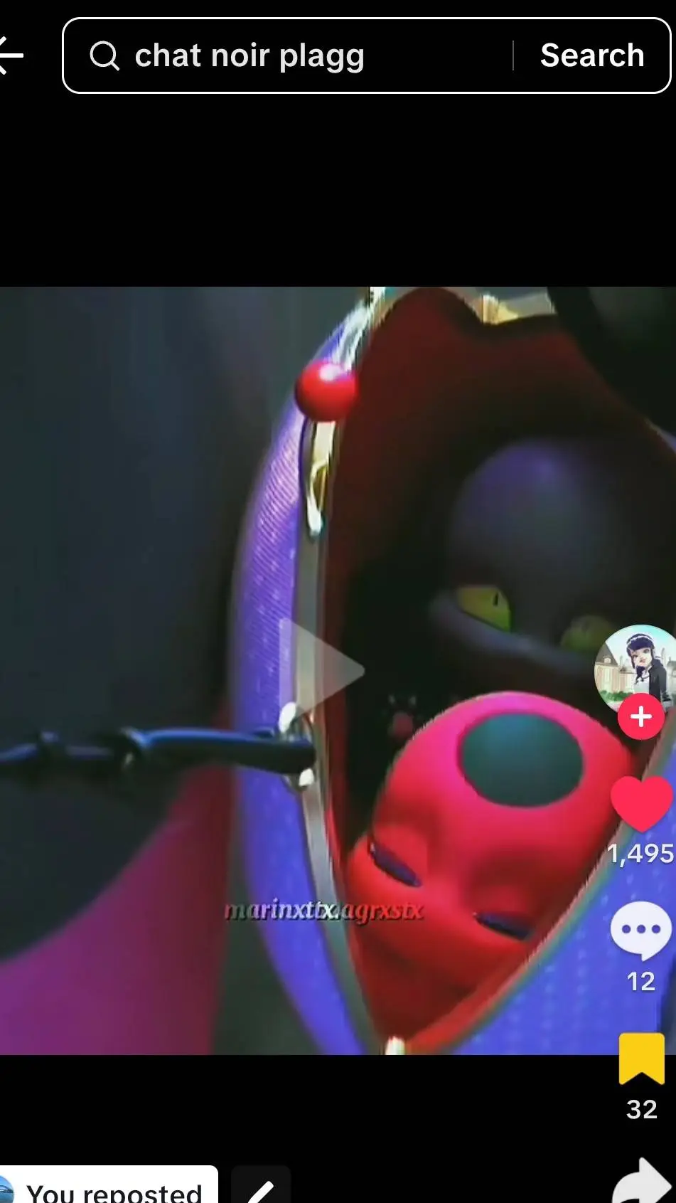 ai character: plagg×tikki background