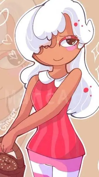 ai character: ginger background