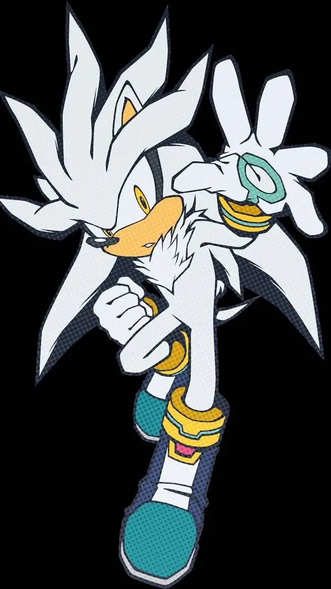 ai character: Silver background