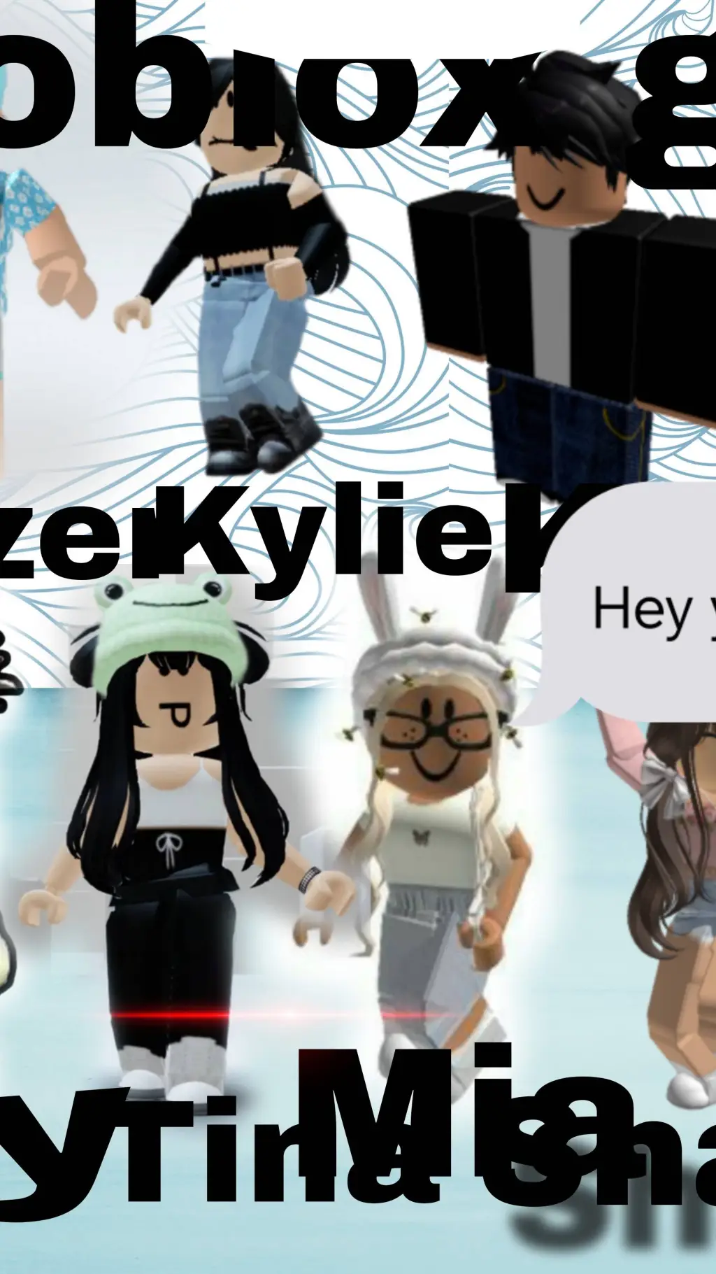 ai character: Roblox gc! background