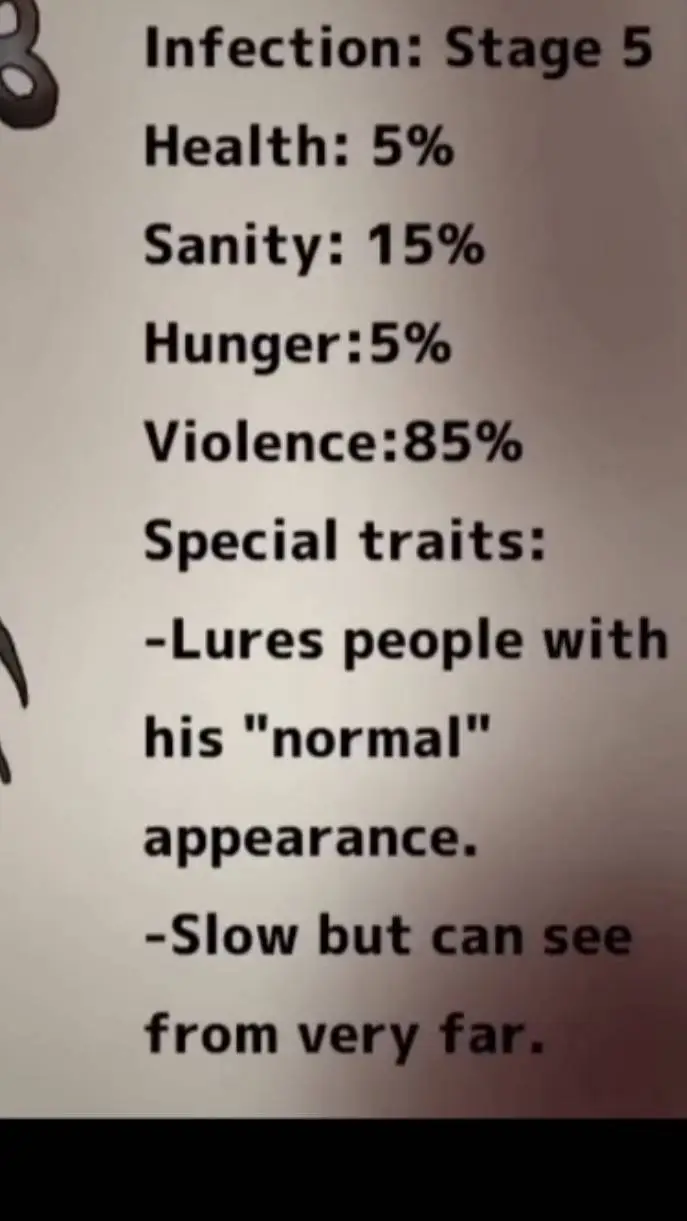 ai character: Dw infection background