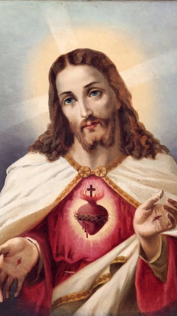 ai character: Jesus background