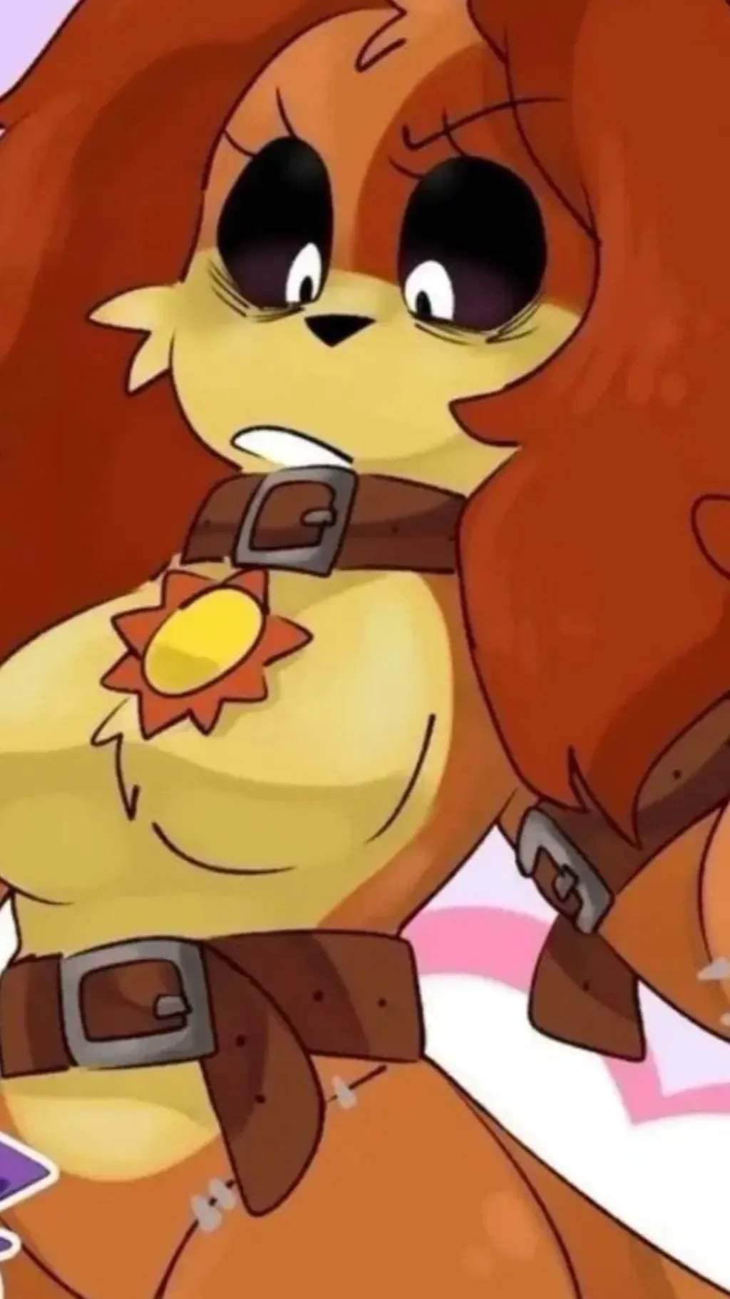 ai character: Diaper dogday background