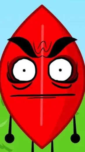 ai character: Evil Leafy background