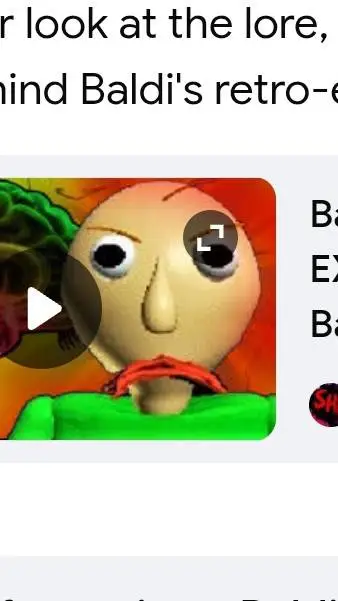ai character: Baldi background