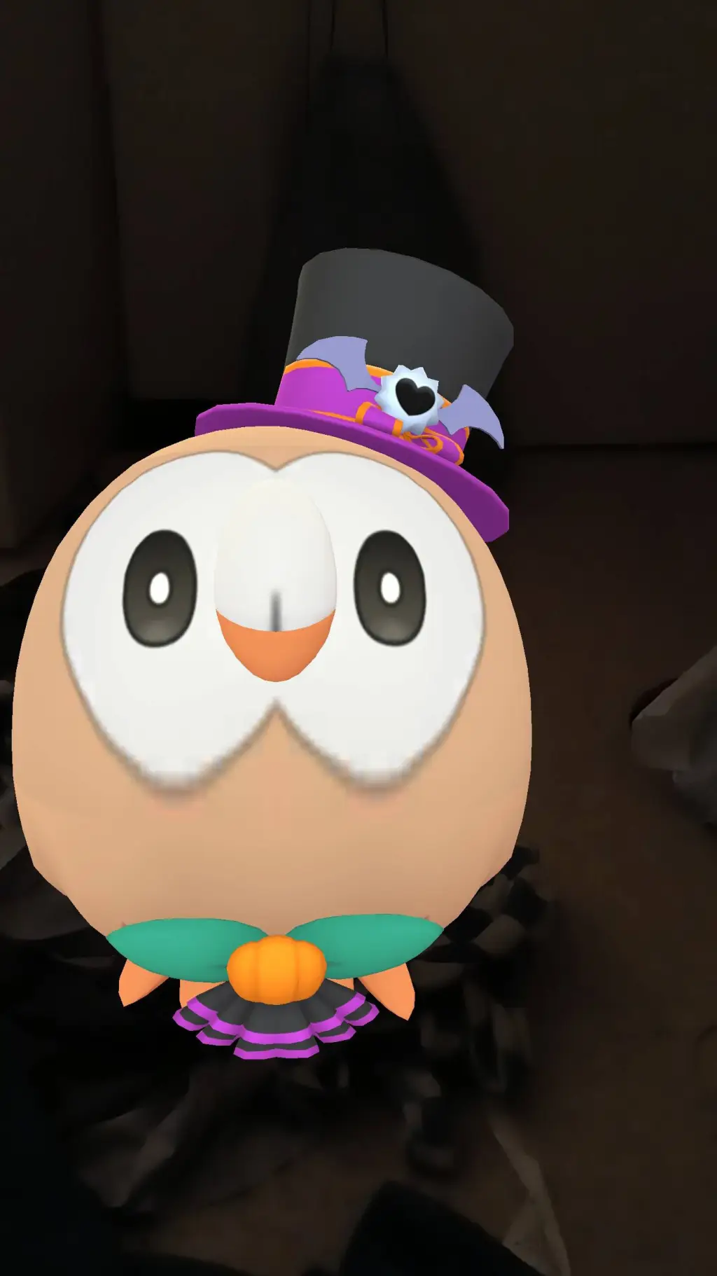 ai character: Rowlet background