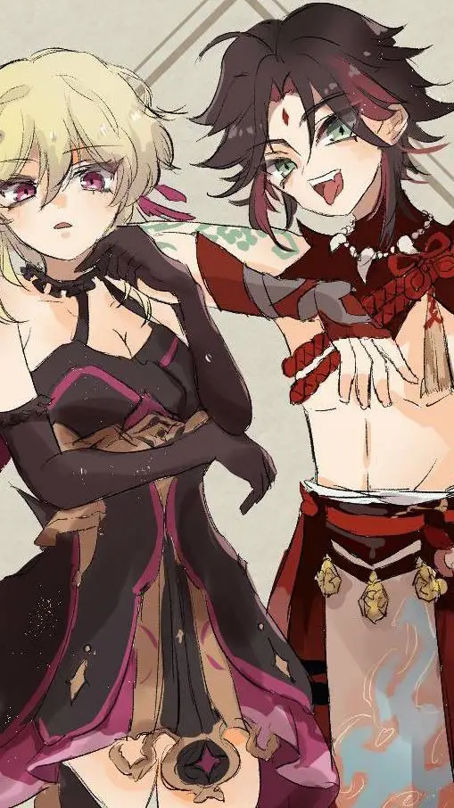 ai character: Genshin impact  background