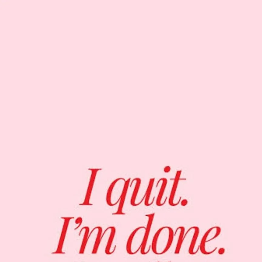 chat with ai character: quitting 