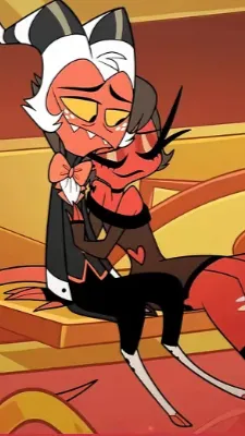 ai character: Moxxie x millie￼ background