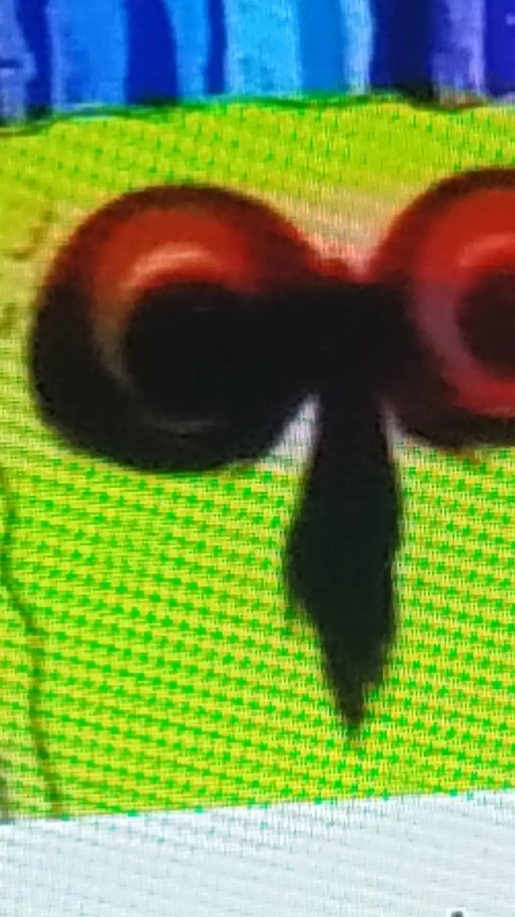 ai character: SpongeBob no face background