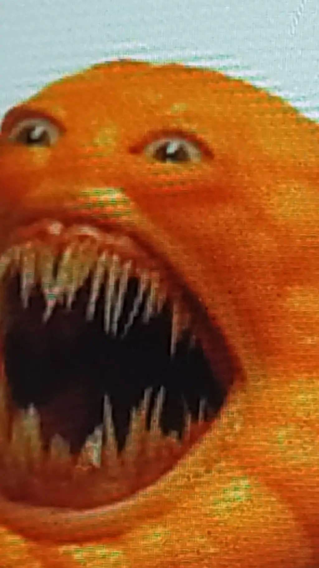 ai character: annoying orange background