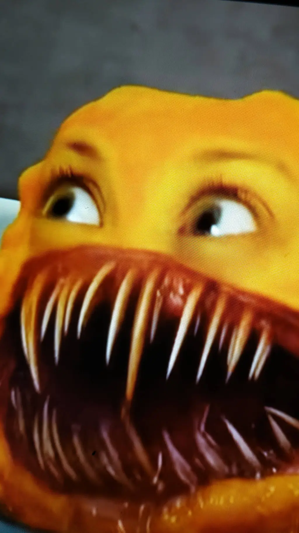 ai character: Annoying Orange background