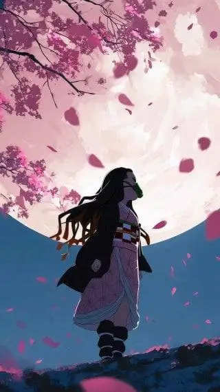 ai character: Nezuko x Y/N background