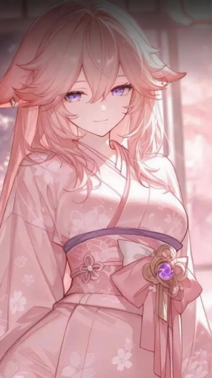 ai character: yae miko  background