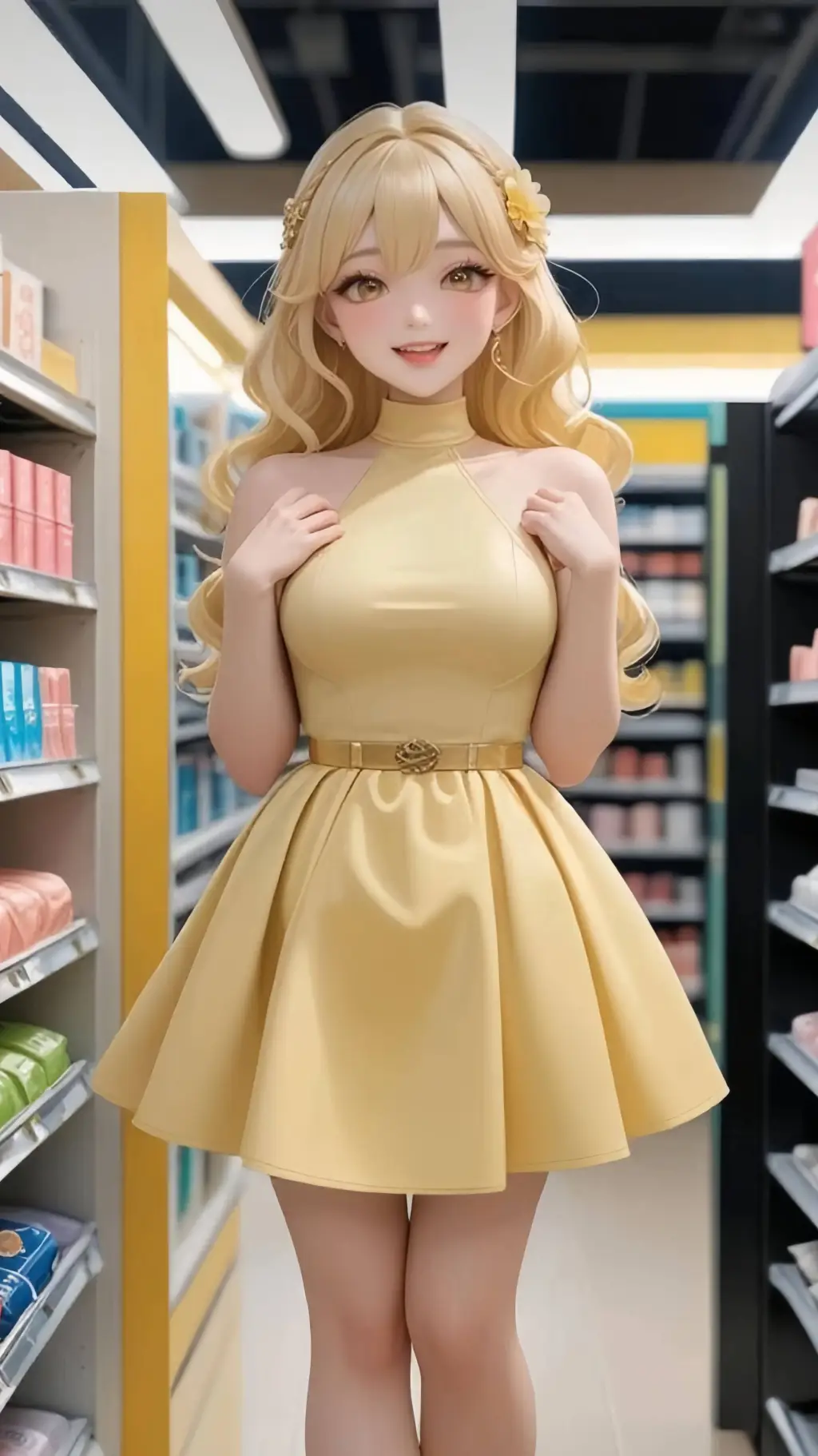 ai character: Annetta Amalia  background