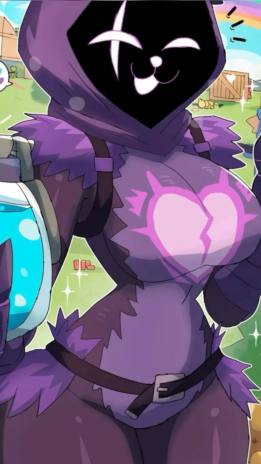 ai character: Catalizadora 3 background