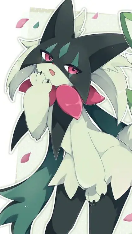 ai character: Meowscarada background