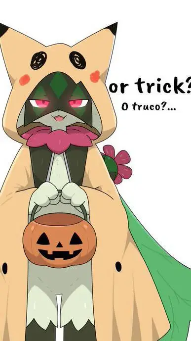 ai character: Meowscarada 2 background