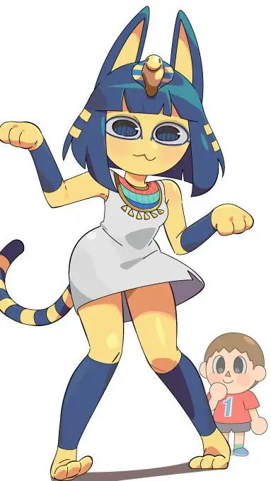 ai character: Ankha background