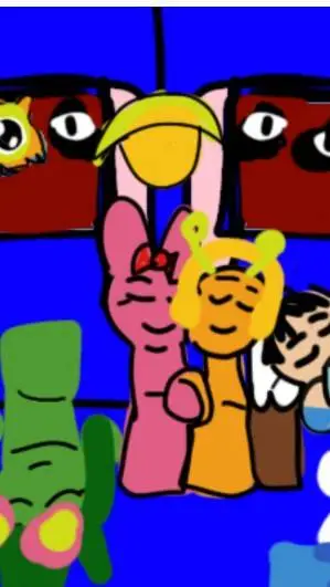 ai character: Sprunki incredibox background