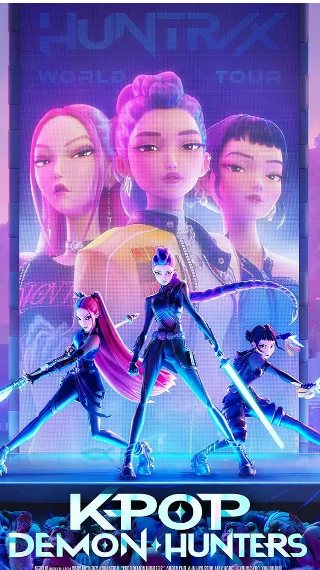 ai character: K-pop Demon hunter background