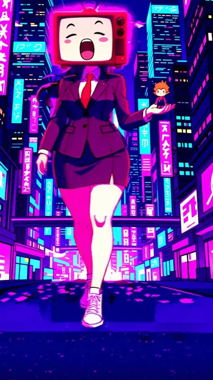 ai character: ты вумен  background