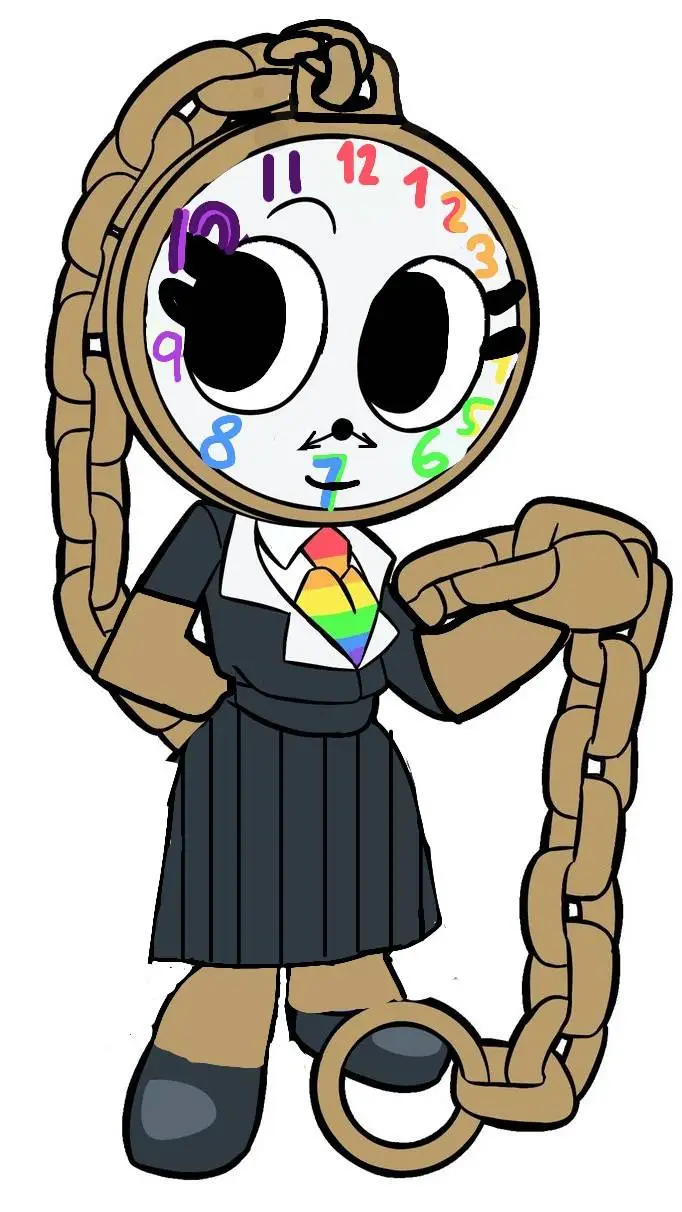 ai character: Tiny clock (oc) background