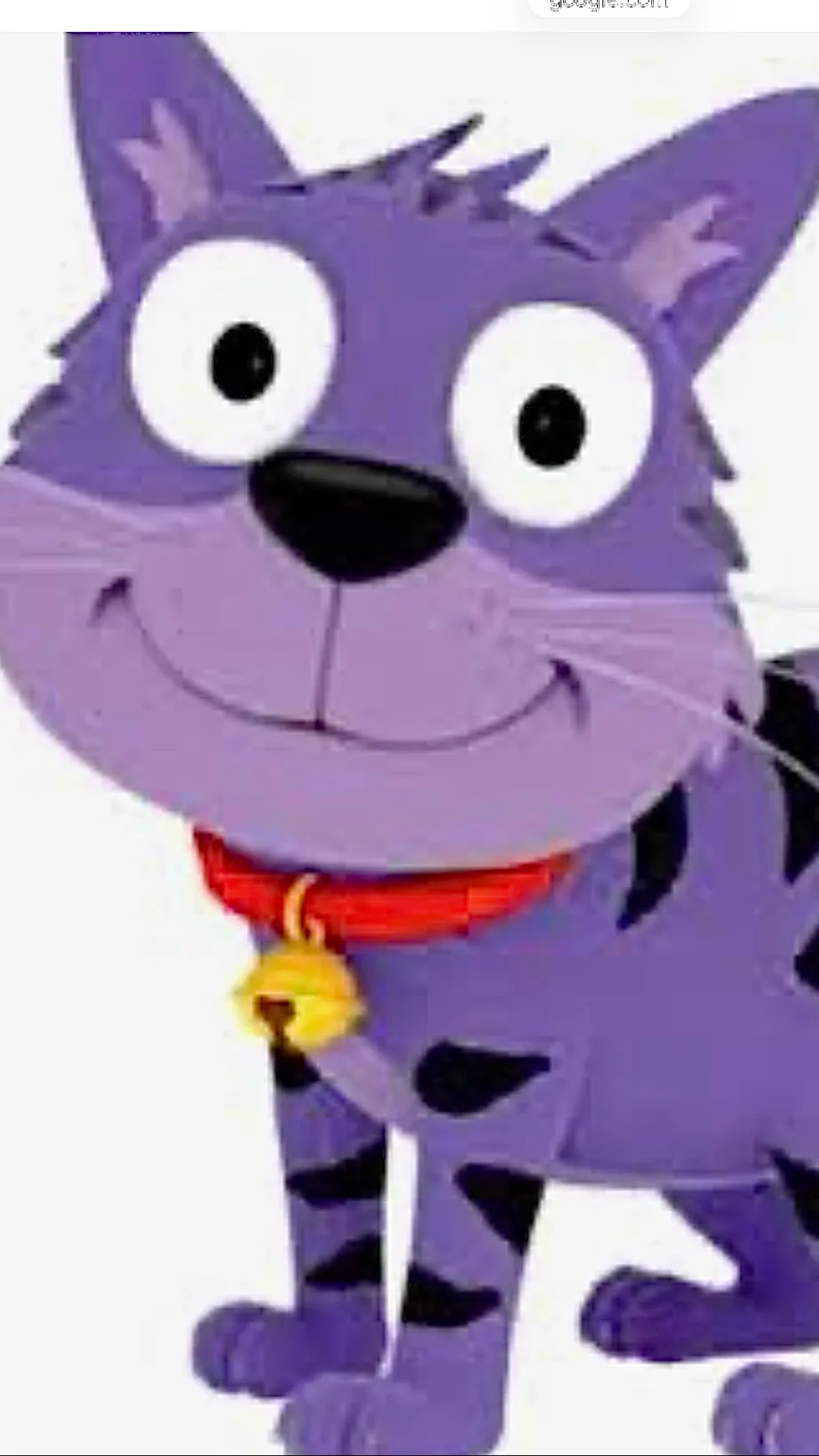 ai character: Purple cat background