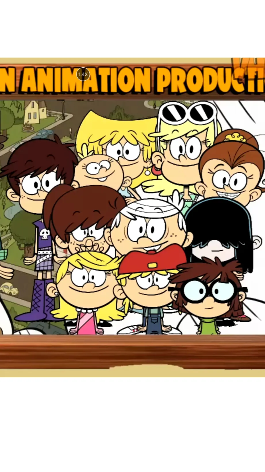 ai character: Louds in sack background