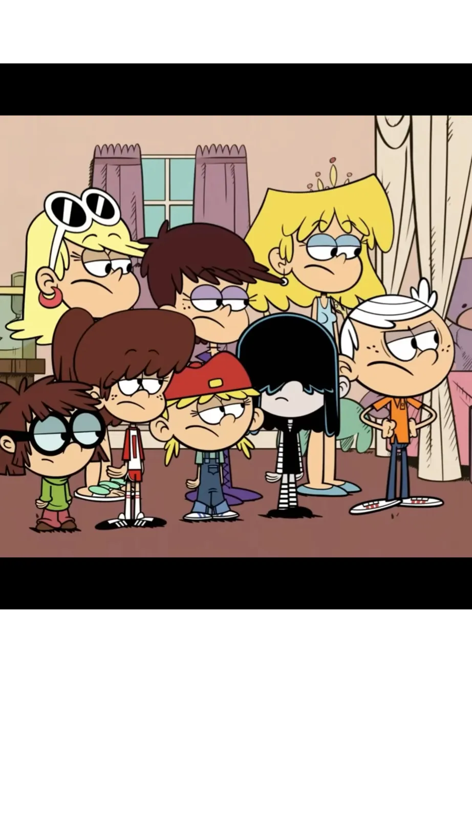 ai character: Louds in sack background