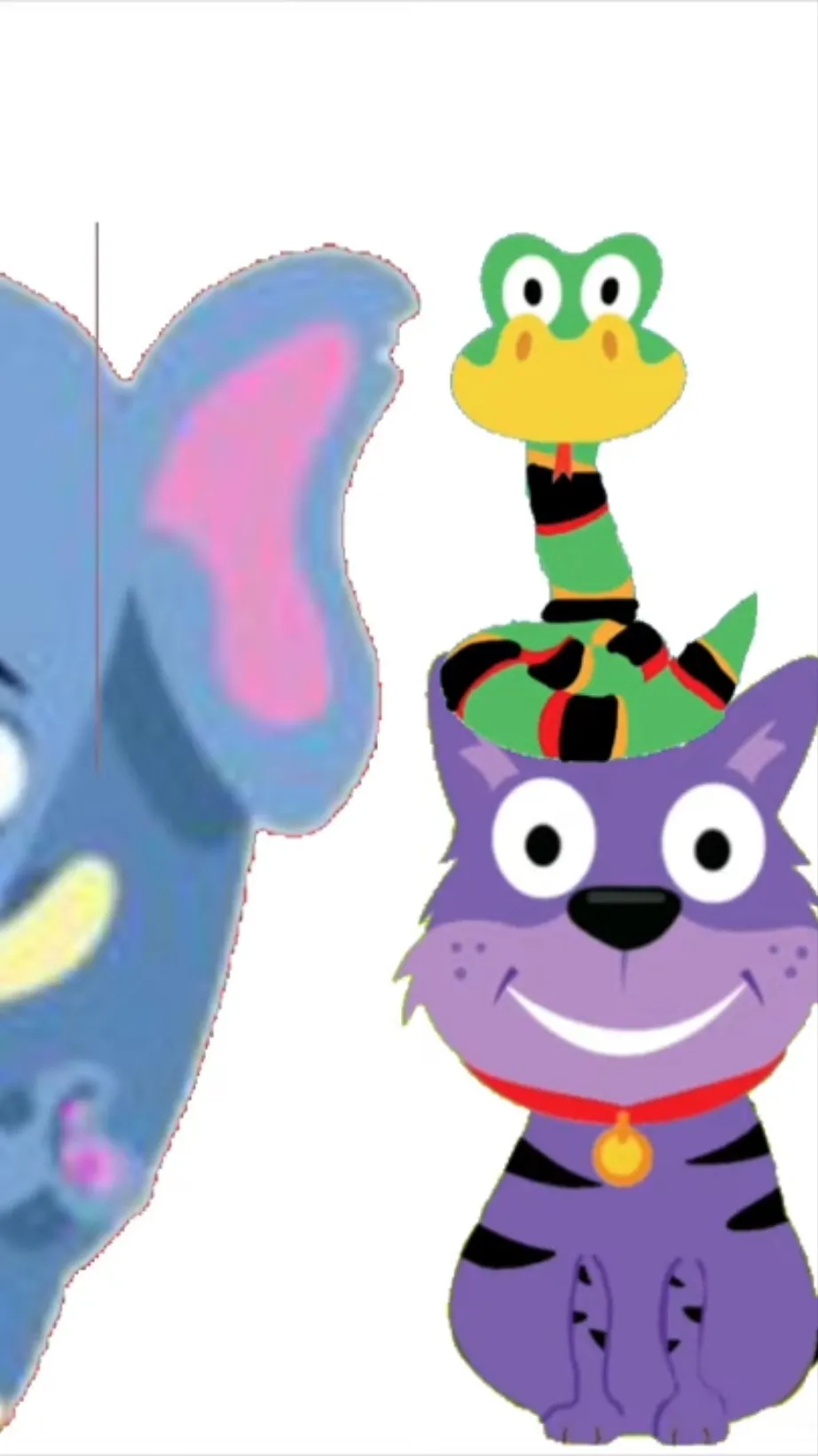 ai character: Cat  background