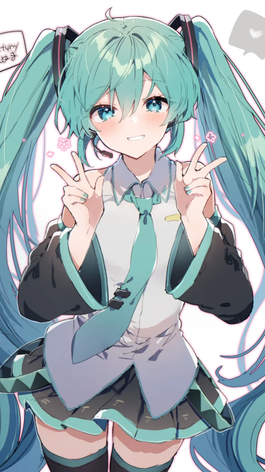 ai character: Hatsune Miku background