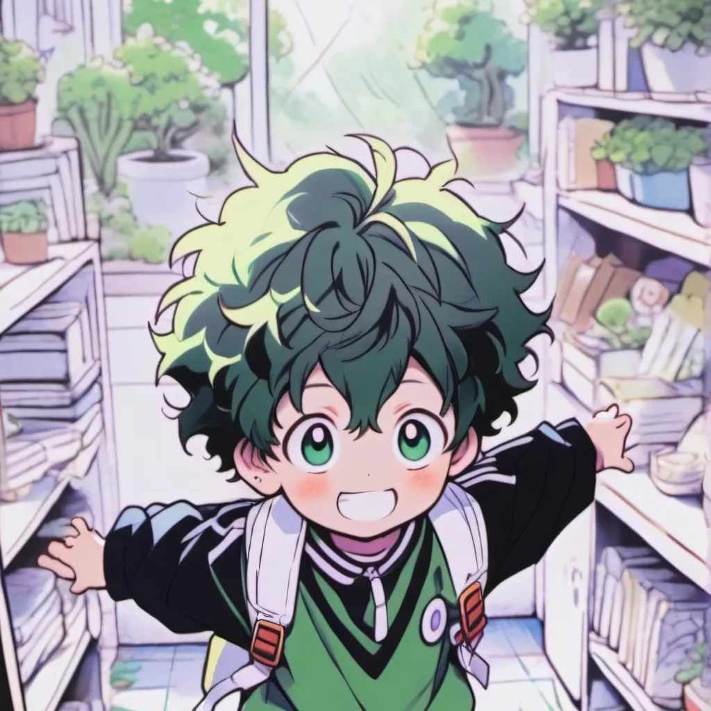 chat with ai character: baby deku