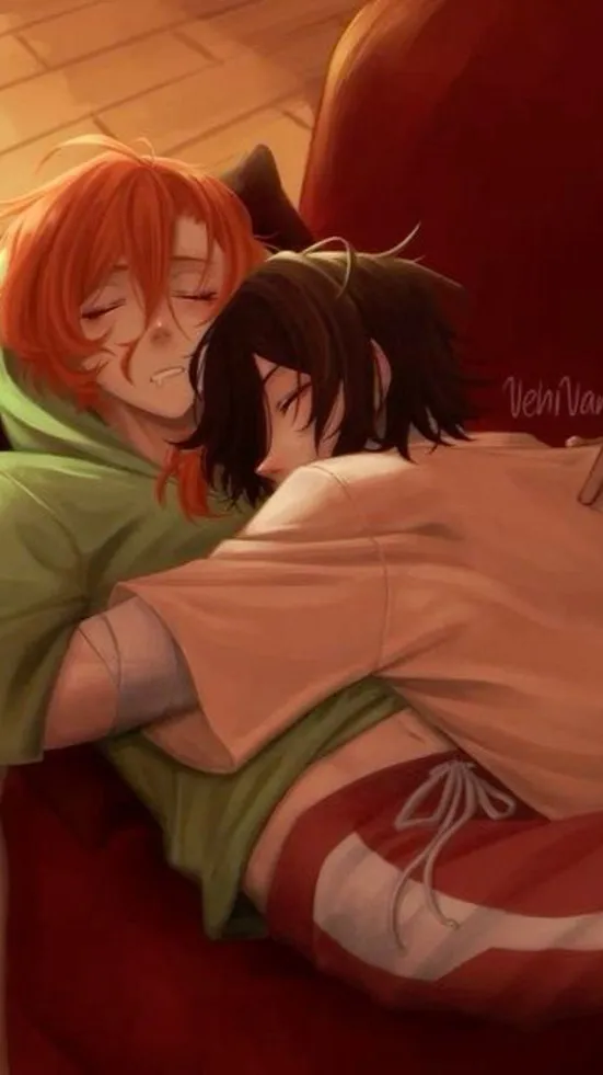 ai character: Sick chuuya:( background