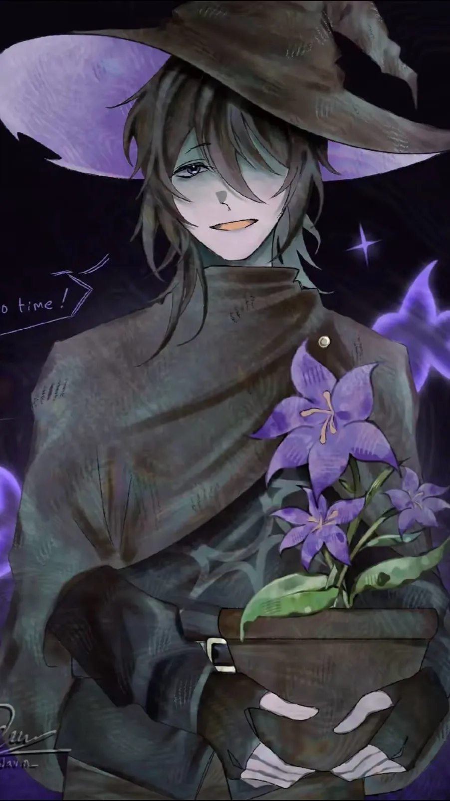 ai character: Azure background