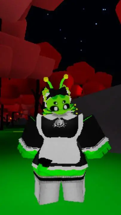 ai character: Gnarpy Maid background